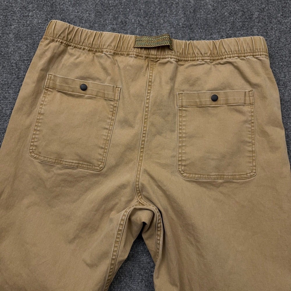 Backcountry Venture Daily Pant Mens Large Bistre Tan Stretch Cotton Twill Belted - Picture 7 of 11